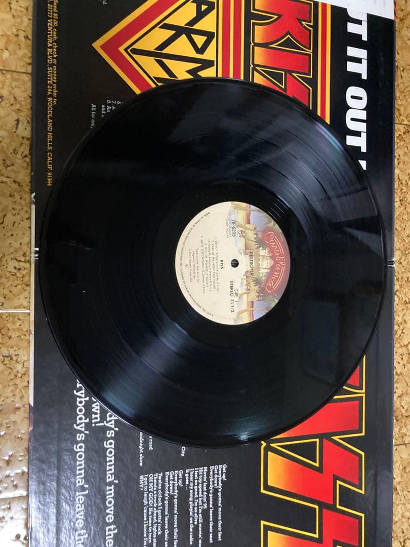 美品！KISS Destroyer 帯付き LPレコード