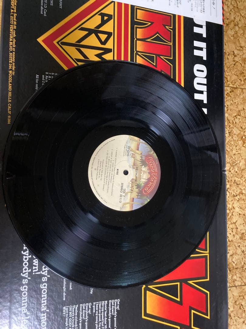 美品！KISS Destroyer 帯付き LPレコード