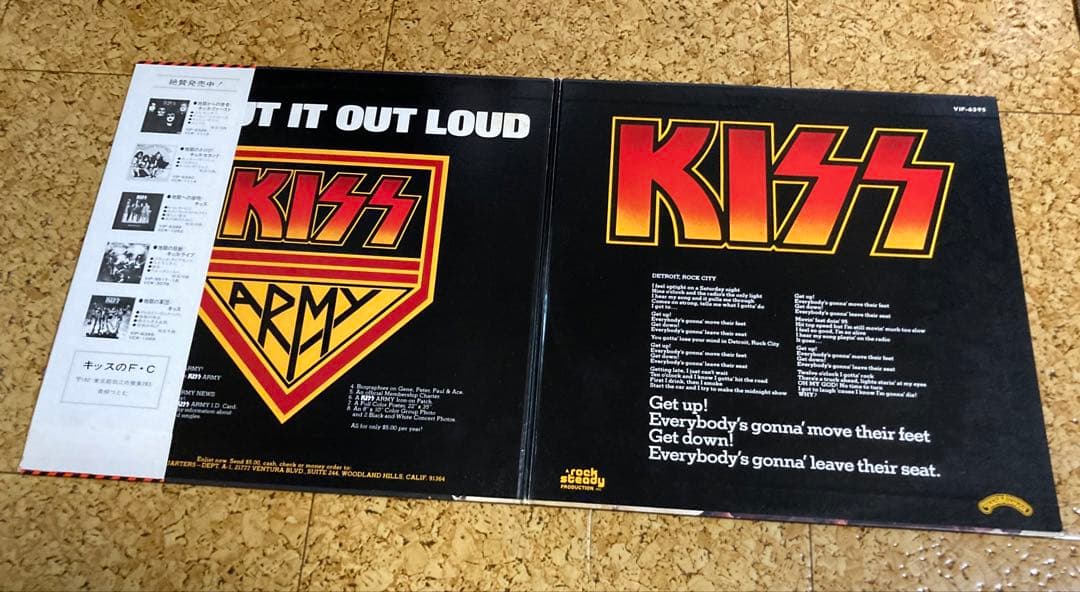 美品！KISS Destroyer 帯付き LPレコード