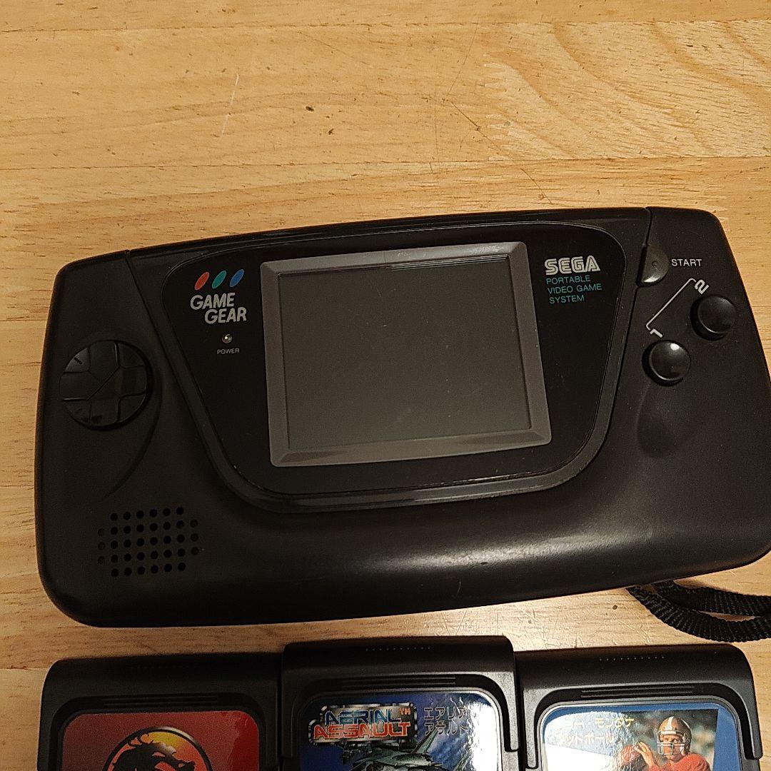 ゴ*ク様 セガ ゲームギア 本体とゲームカートリッジ6本