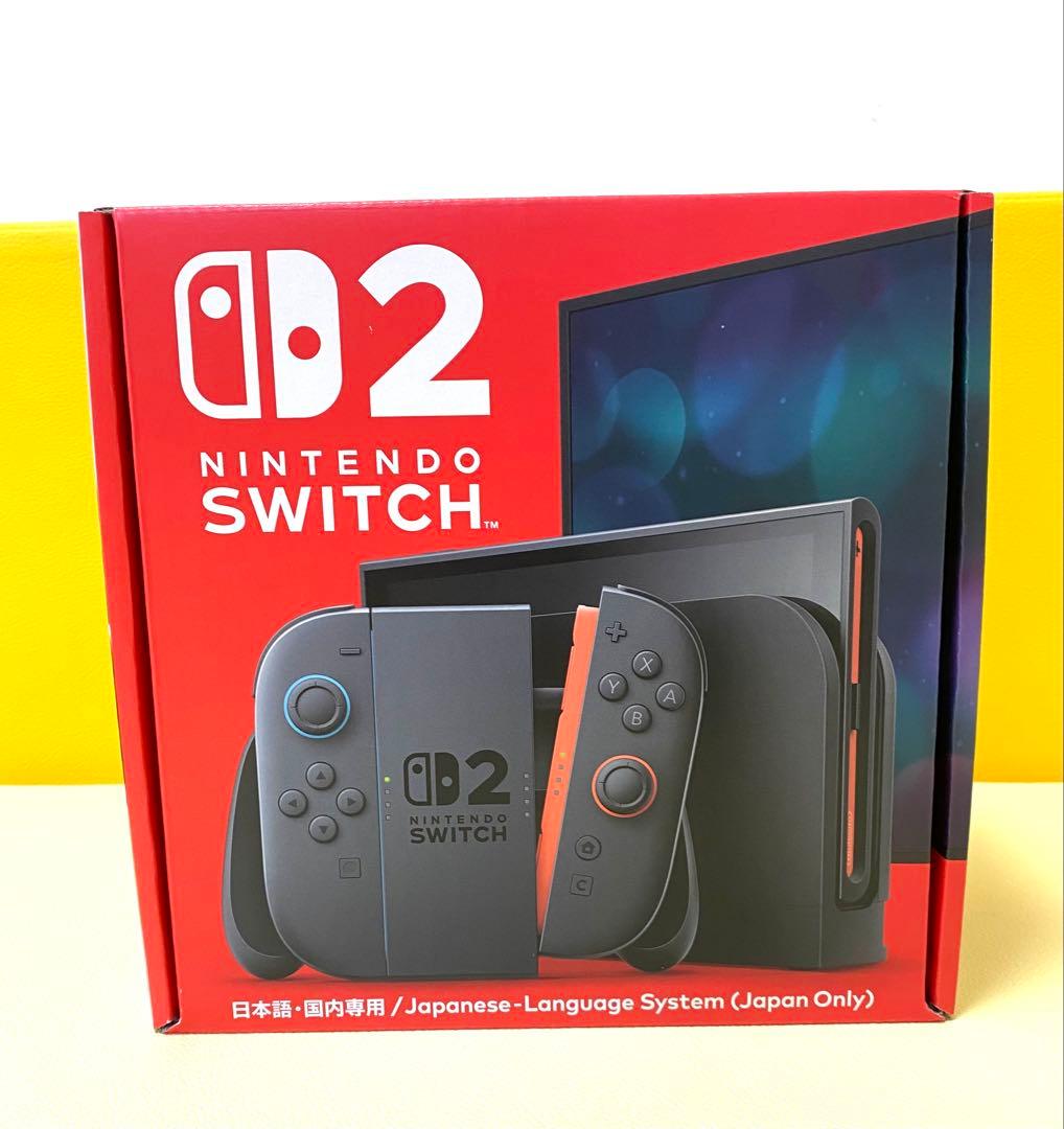 【新品未開封、メーカー保証書付】任天堂Switch 2（日本語版)