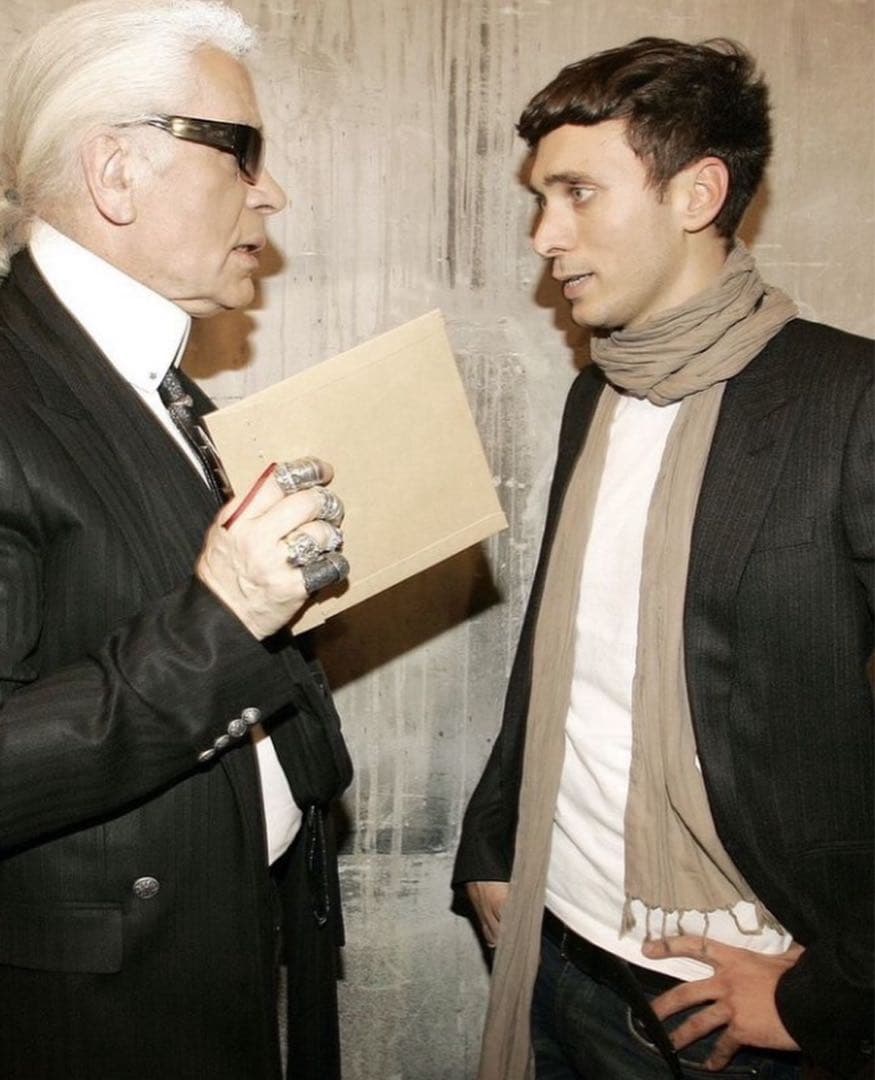 Dior Homme SS05 フリンジ　スカーフ　ストール