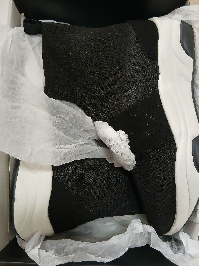 ダイアナ　ビジュー付　スニーカーブーツ　25.5　ニットソックス