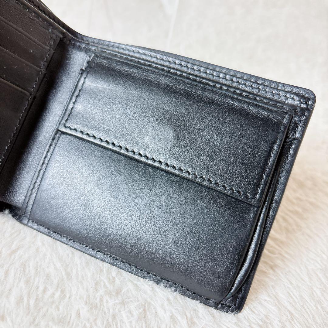 VERSACE ヴェルサーチ ビギー メデューサ 二つ折り財布 小銭入れ付き 黒