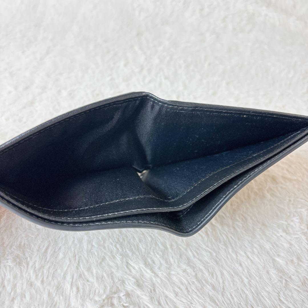 VERSACE ヴェルサーチ ビギー メデューサ 二つ折り財布 小銭入れ付き 黒