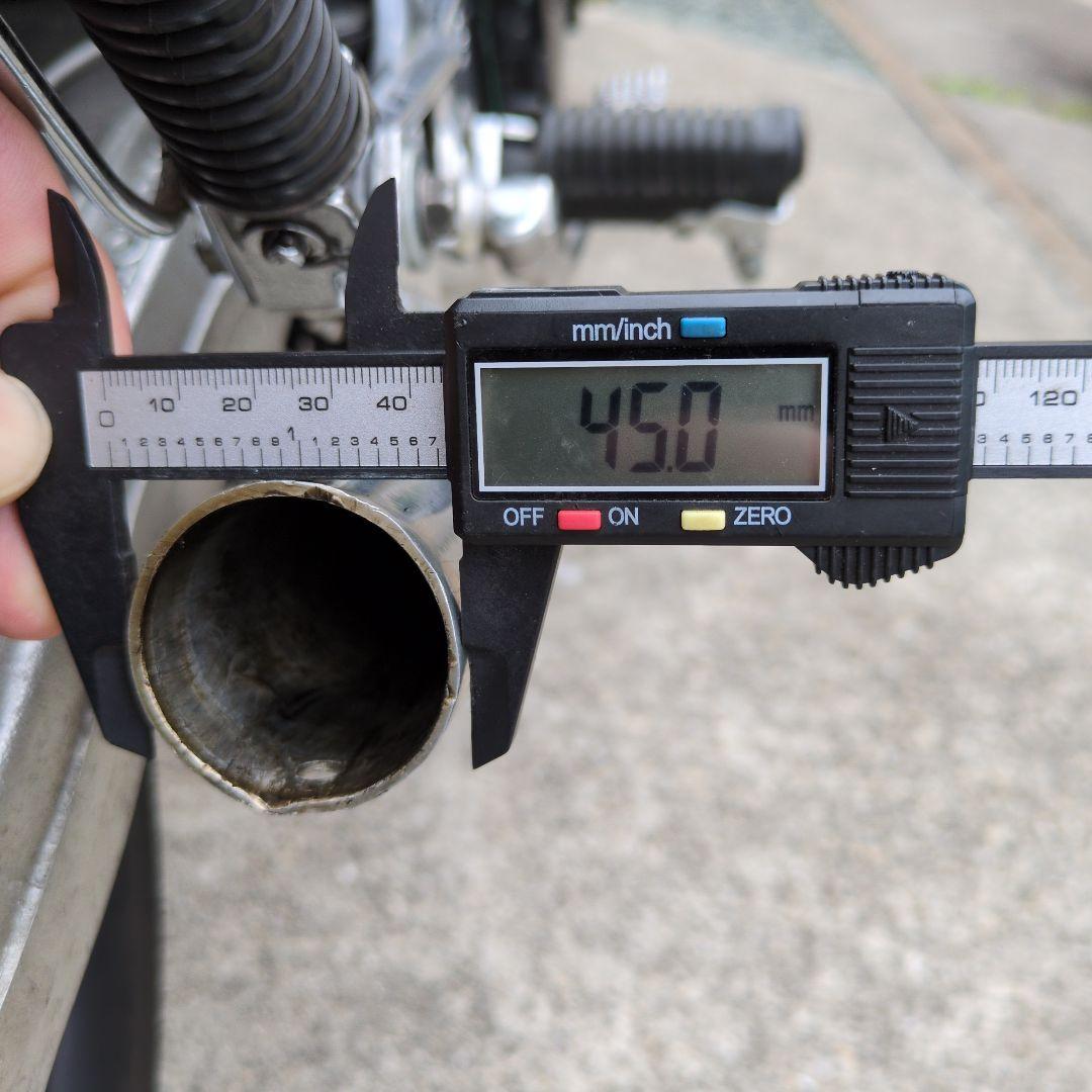 ss!!CBX400F用 45φプロタッチマフラー　ノーカット