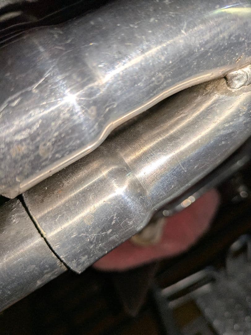 ss!!CBX400F用 45φプロタッチマフラー　ノーカット