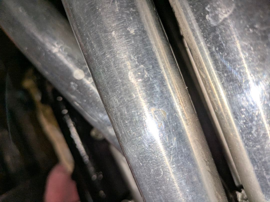 ss!!CBX400F用 45φプロタッチマフラー　ノーカット