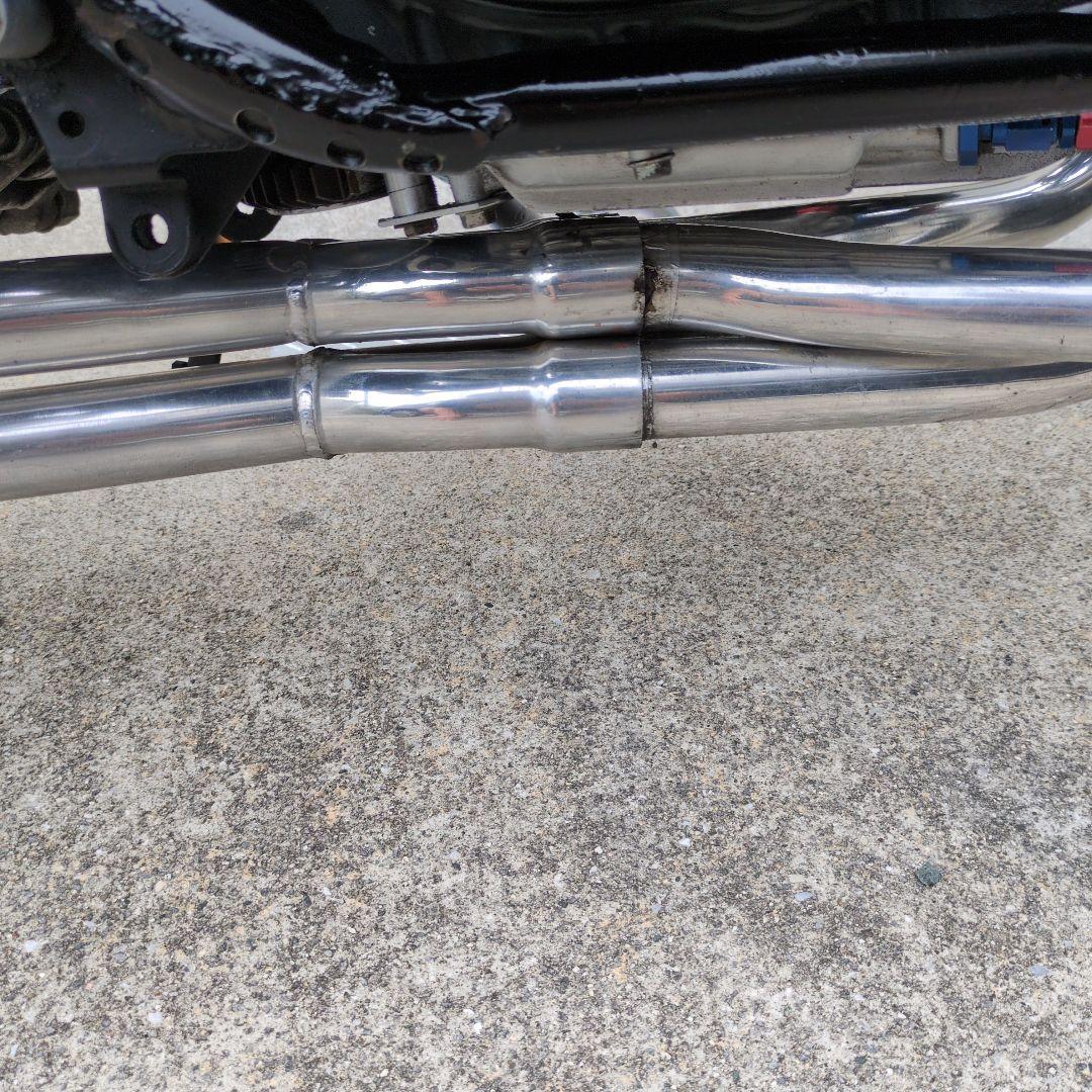 ss!!CBX400F用 45φプロタッチマフラー　ノーカット