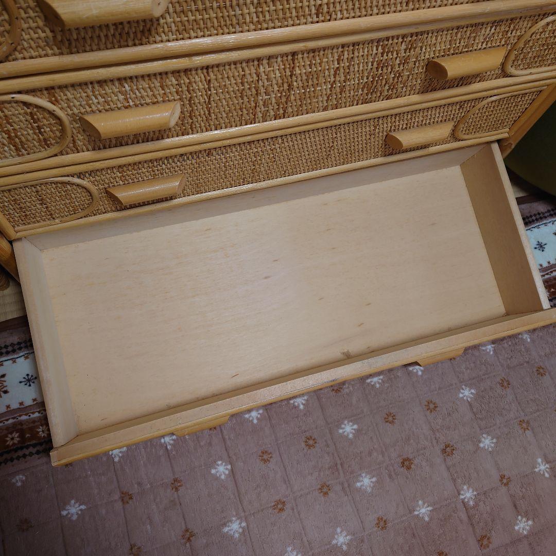 籐籠　ランドリーチェスト　ローチェスト