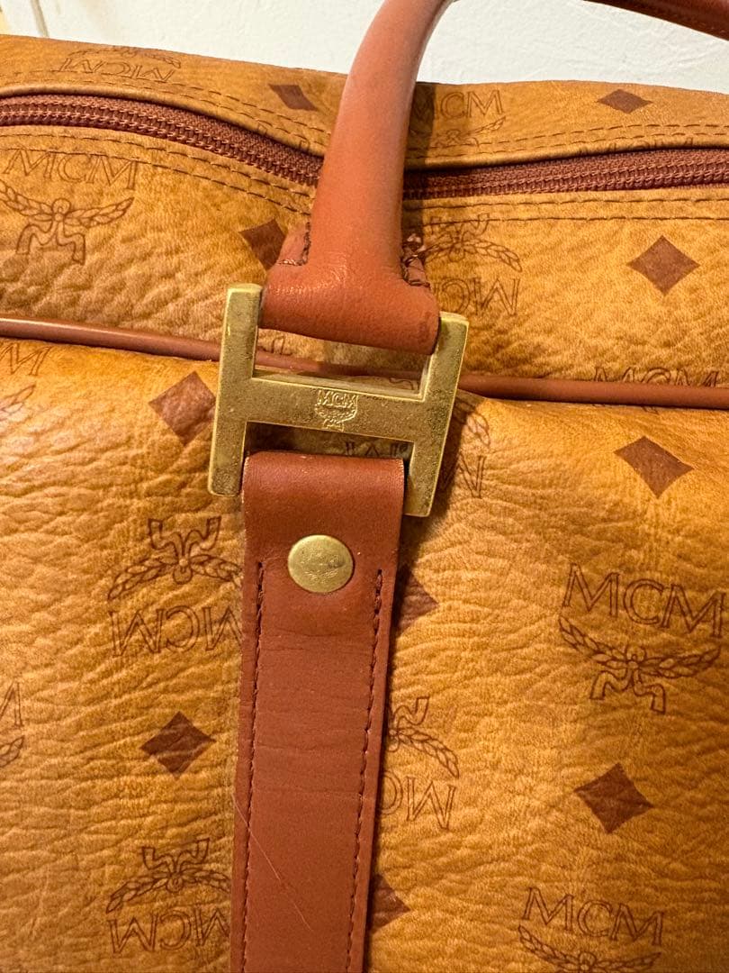 MCM ボストンバッグ 大容量　ヴィンテージ（ギャランティカードあり）