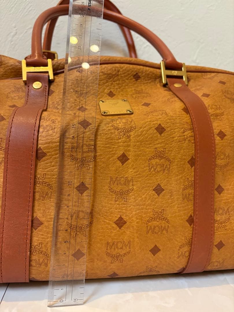 MCM ボストンバッグ 大容量　ヴィンテージ（ギャランティカードあり）