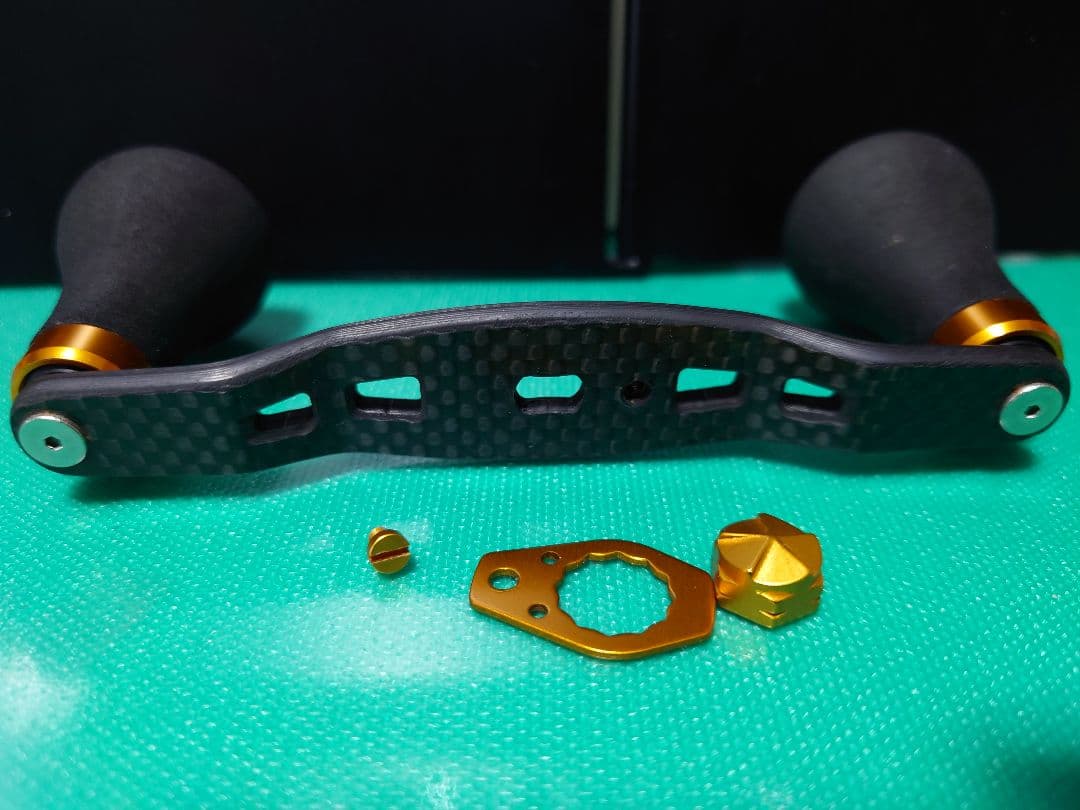 スタジオコンポジット カーボンダブルハンドルEVノブ 110mm✕50mm