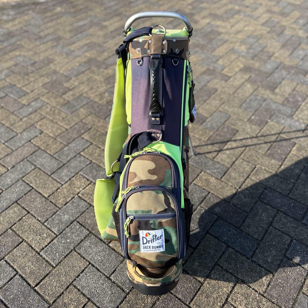 ジャックバニー Drifterコラボ パーリーゲイツ キャディバック 迷彩