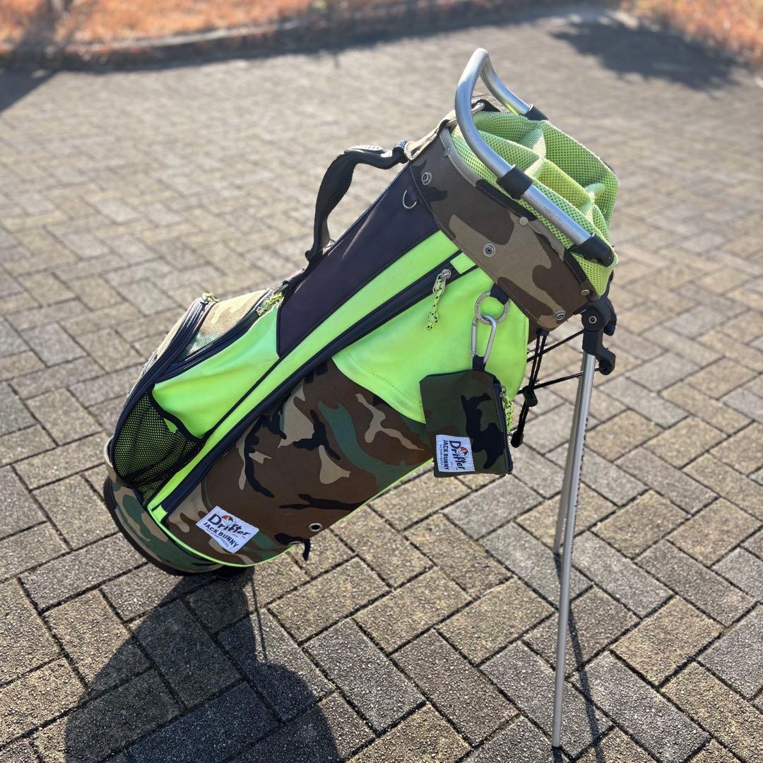 ジャックバニー Drifterコラボ パーリーゲイツ キャディバック 迷彩