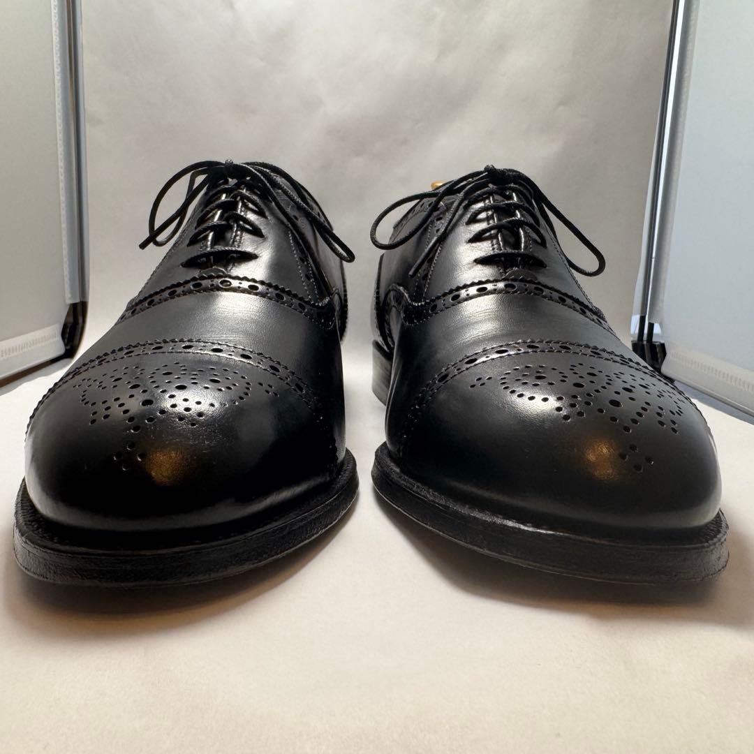 靴 Alden 909 Medallion Tip Bal US9.5E 27.5