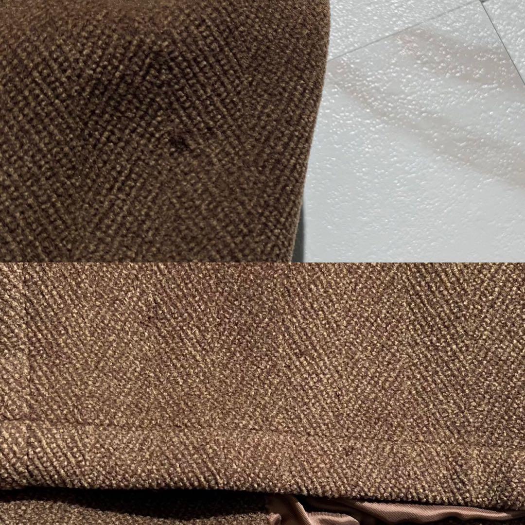 【美品✨】J.PRESS ヘリンボーン ステンカラーコート ブラウン L