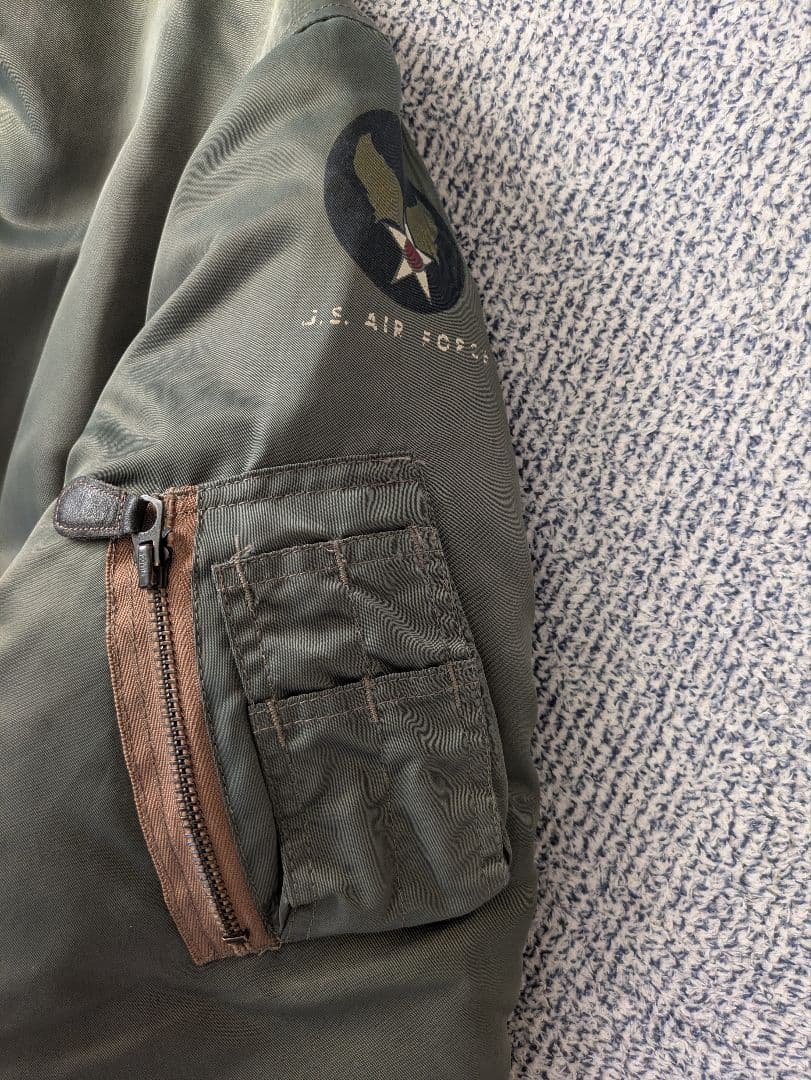 CAB CLOTHING MA-1 初期型復刻 希少XL　検:バズリクソンズ