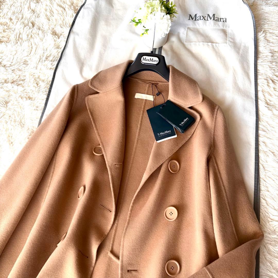 新品タグ付き‼️マックスマーラ クチートアマーノ ダブルフェイス アンゴラコート