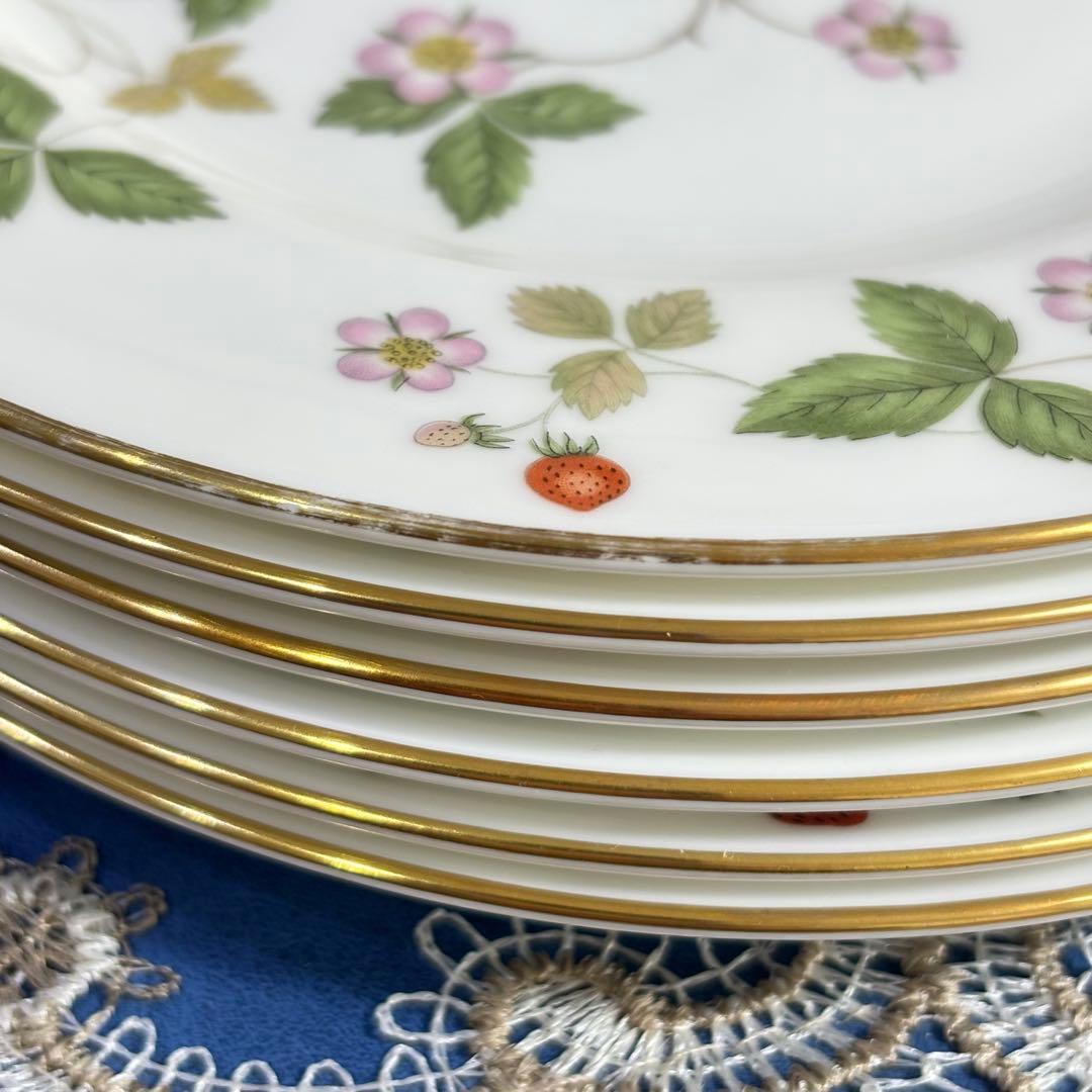  ウェッジウッド　ワイルドストロベリー　皿　６枚