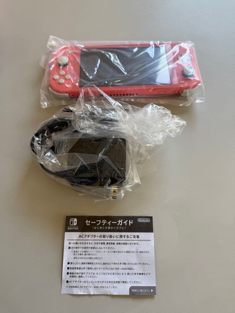 Nintendo Switch Lite ピンク本体、付属品、ケース、メモリー付