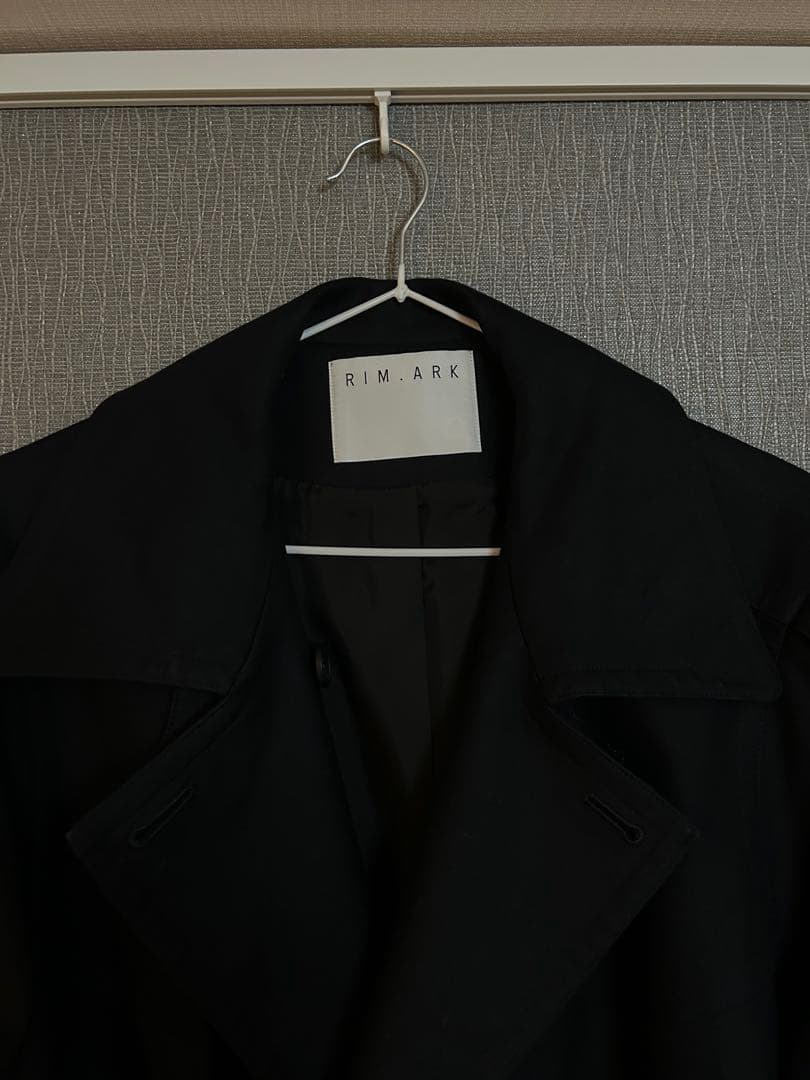 RIMARK 黒ネイビー　トレンチコート　Over size maxi coat