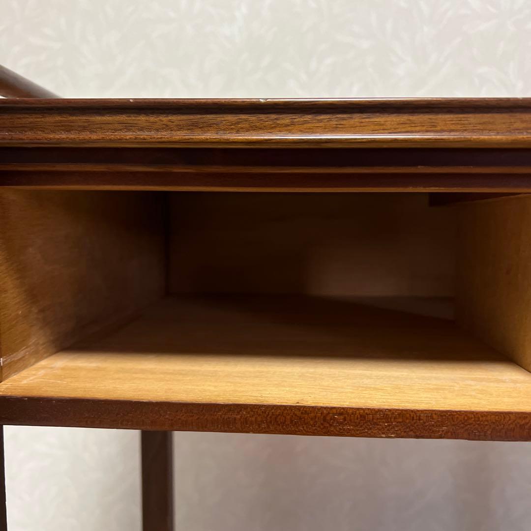 木製 アンティーク調 ワゴン キッチンワゴン　サイドワゴン キャスター レトロ