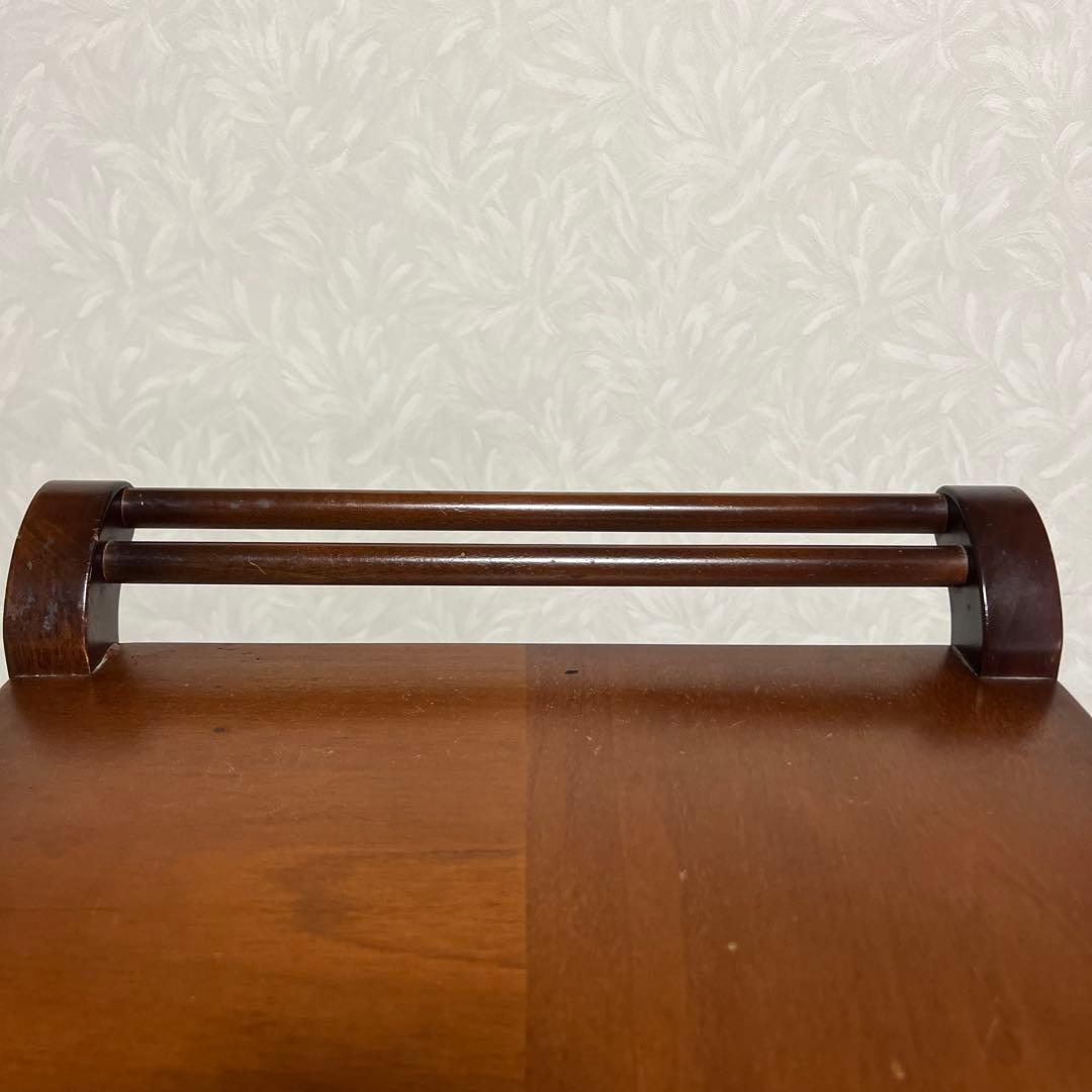 木製 アンティーク調 ワゴン キッチンワゴン　サイドワゴン キャスター レトロ