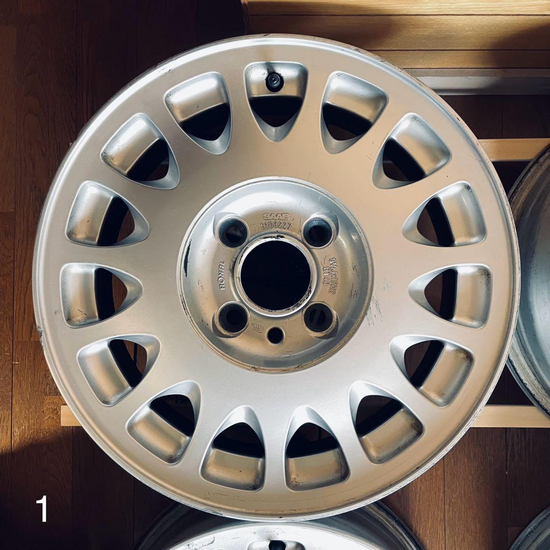SAAB サーブ 900 純正 アルミホイール クラシック900 室内保管