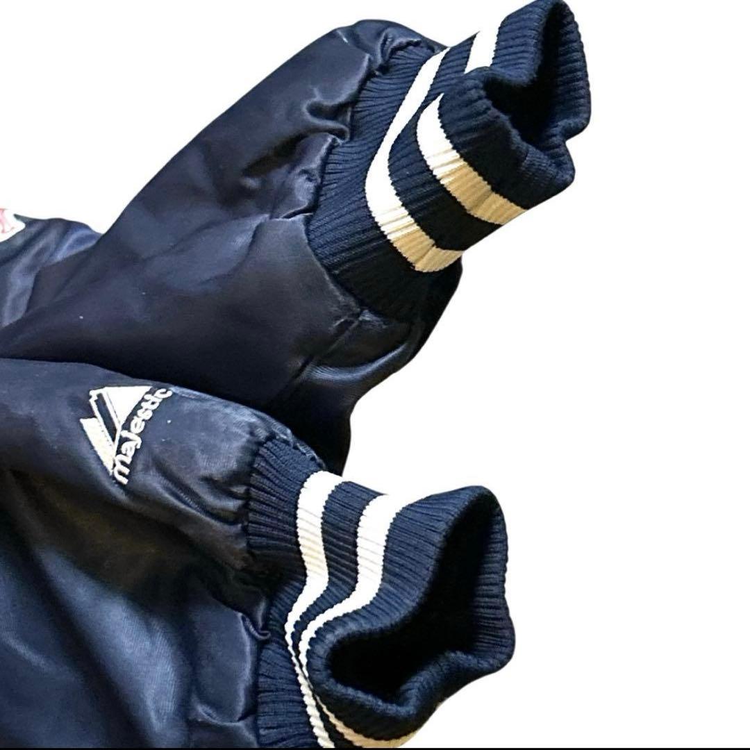 【Majestic】 90s NY ヤンキース スタジャン ワッペン 刺繍