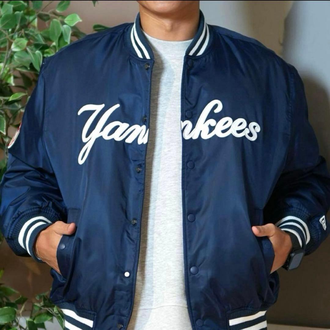 【Majestic】 90s NY ヤンキース スタジャン ワッペン 刺繍