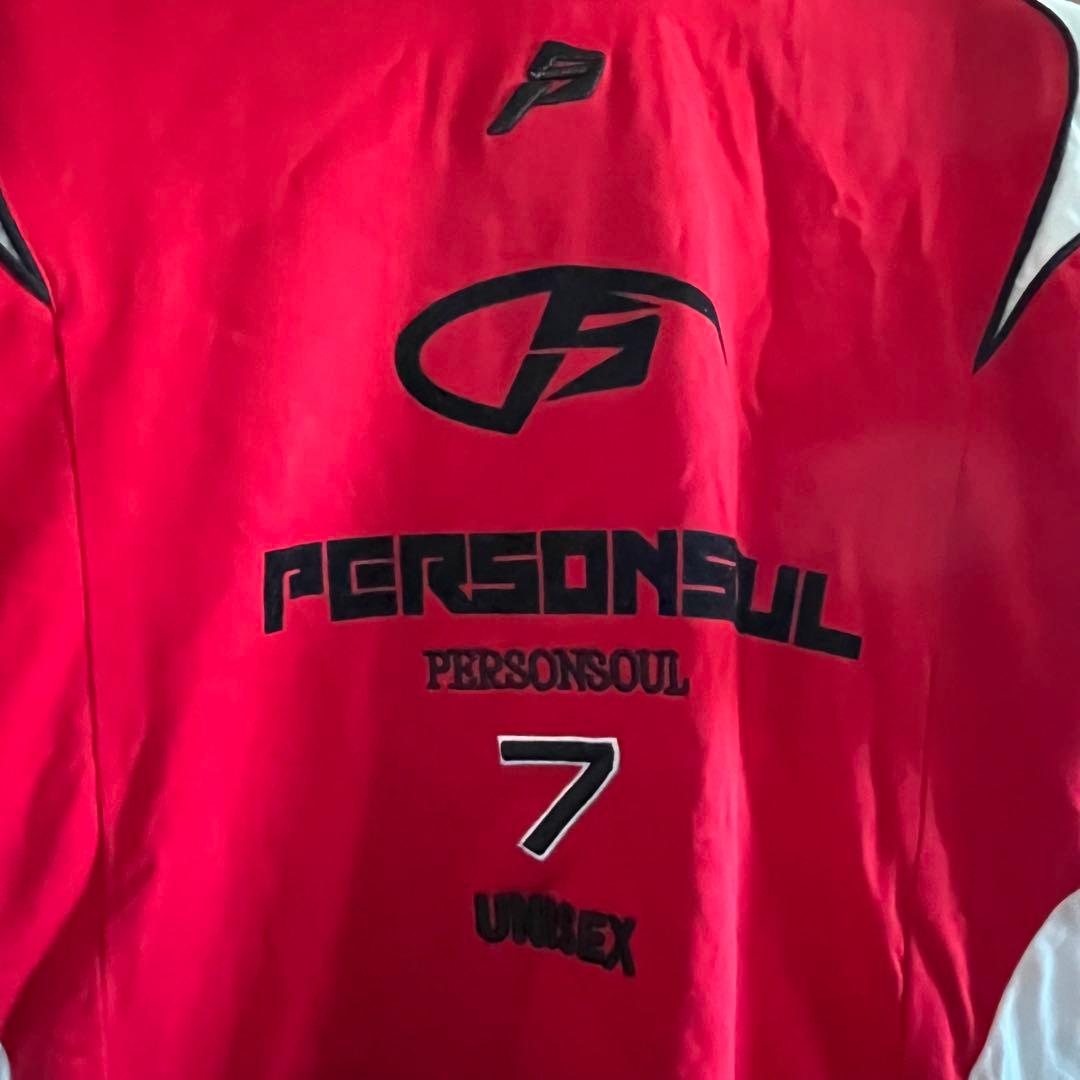 PERSONSOUL レーシングエレメントシンボル Tシャツ　レッド