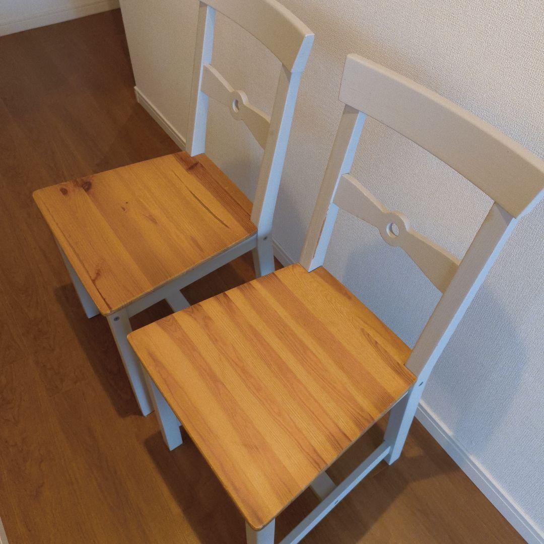 廃盤品　GAMLEBY　IKEA　ダイニングチェア 2脚セット