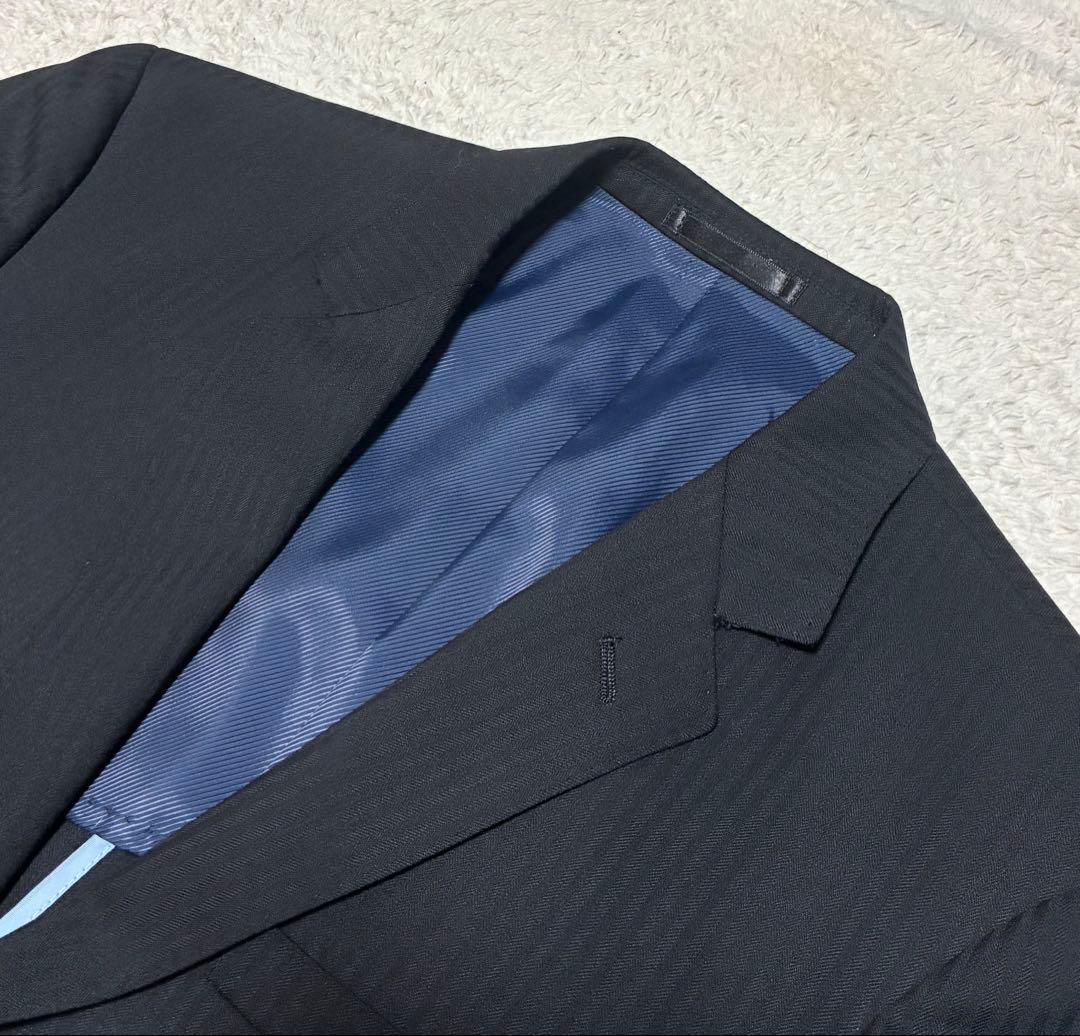 【美品】m.f editorial ウォッシャブルスーツ 3ピース スーツAB6