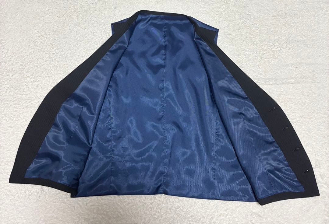 【美品】m.f editorial ウォッシャブルスーツ 3ピース スーツAB6