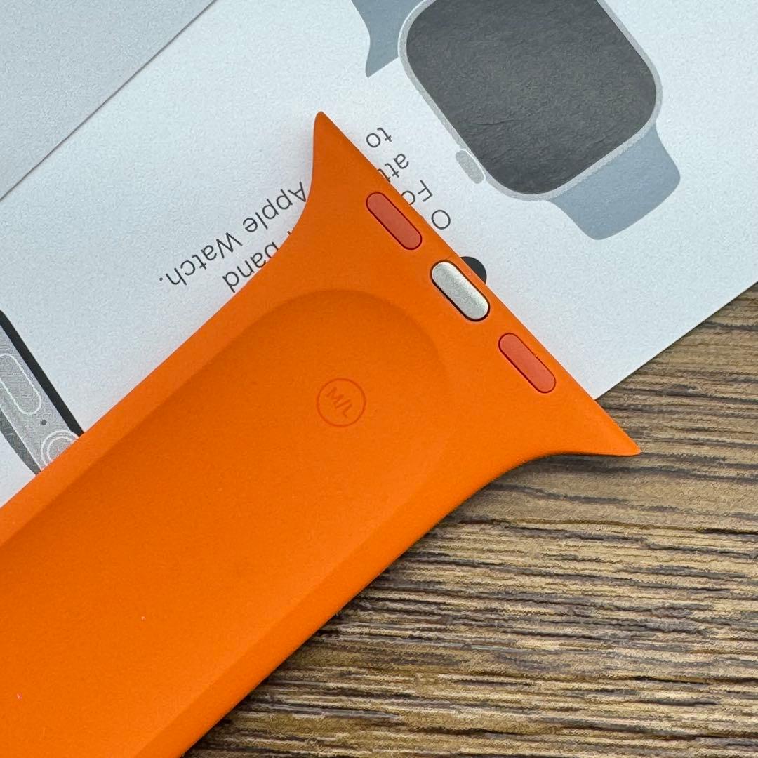 2388 未使用　Apple Watch エルメス　オレンジ　ラバー　スポーツ