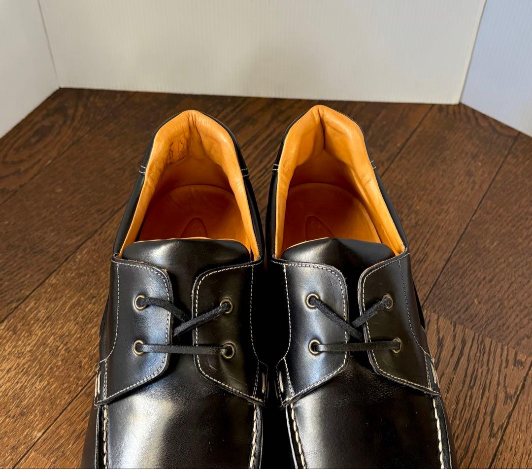 【SANTONI】未使用展示品！ サントーニ レザーデッキシューズ26.5cm