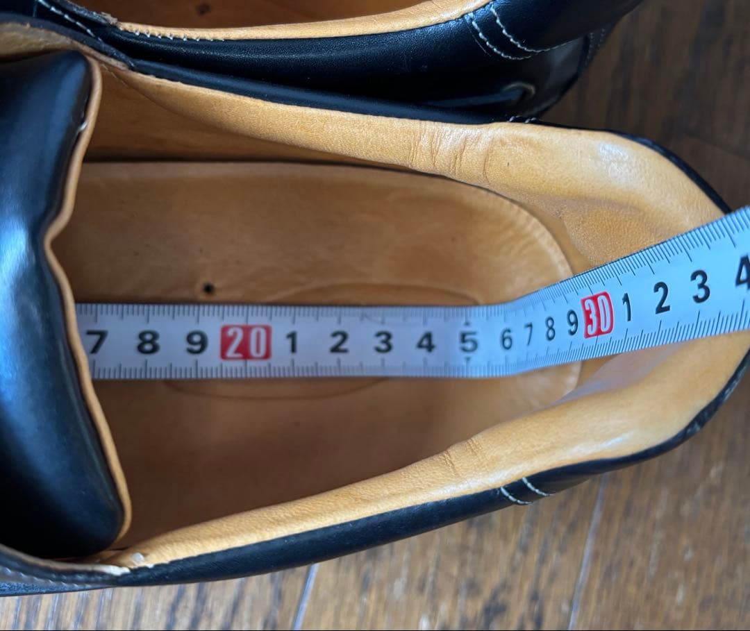 【SANTONI】未使用展示品！ サントーニ レザーデッキシューズ26.5cm