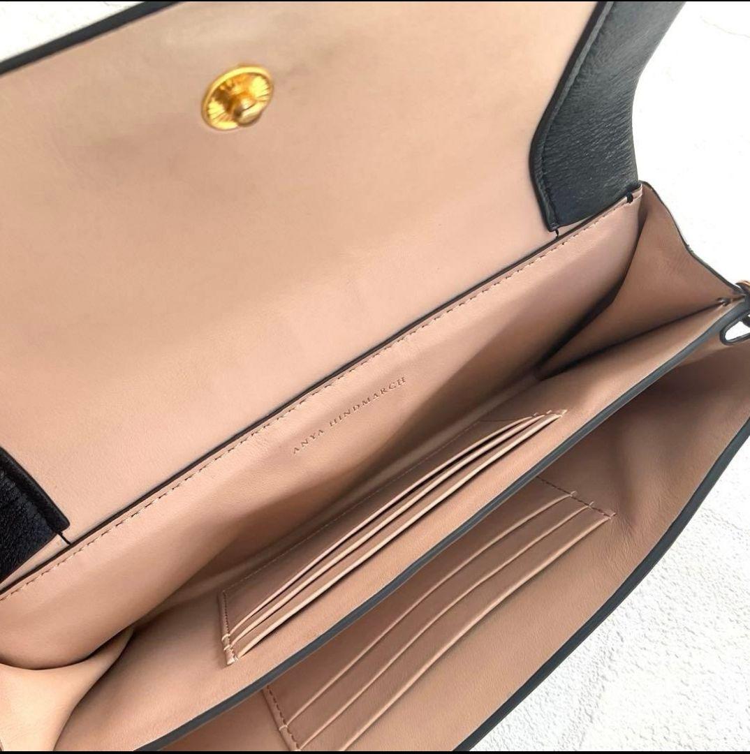 【美品】アニヤハインドマーチ ROPE BOW WALLET ON STRAP