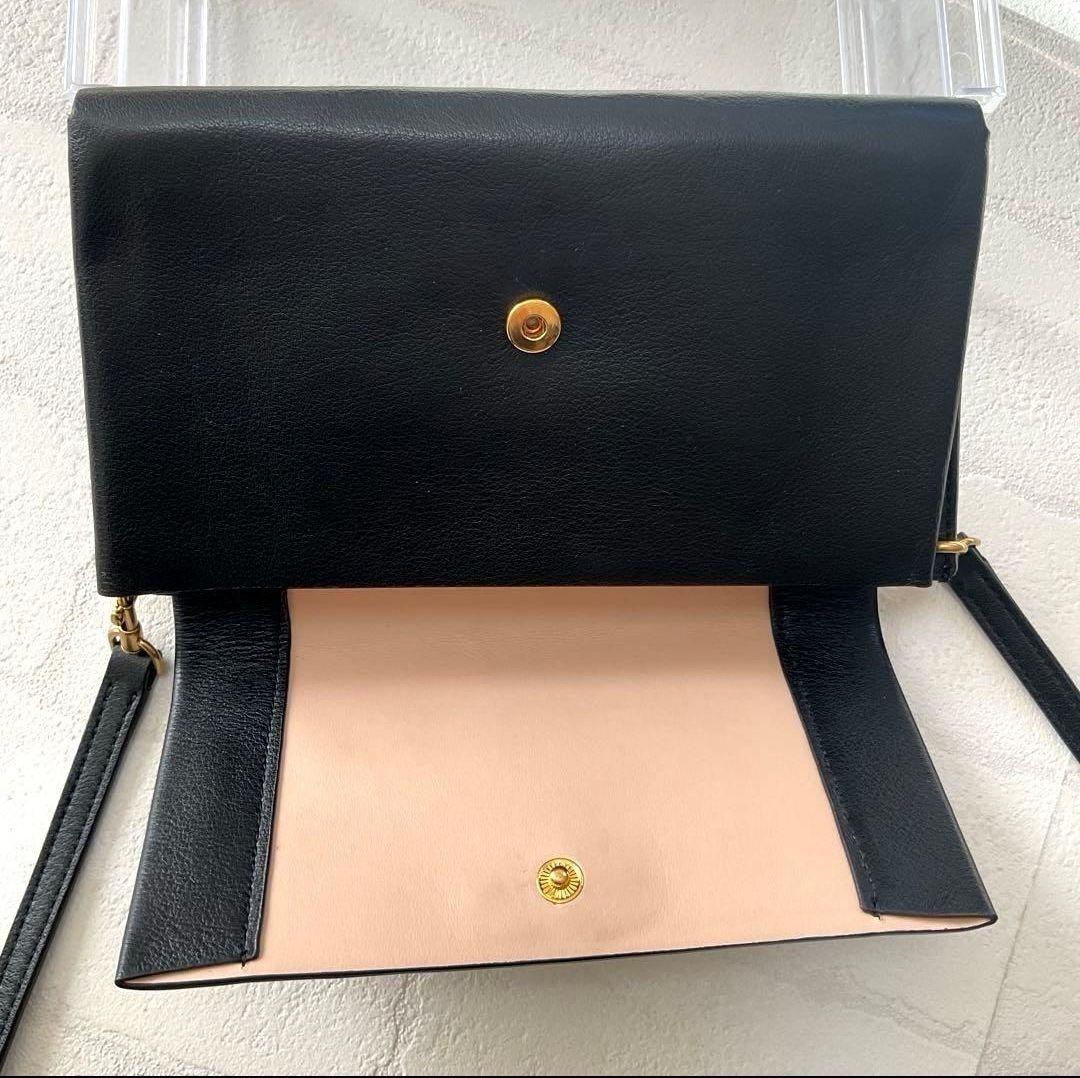 【美品】アニヤハインドマーチ ROPE BOW WALLET ON STRAP