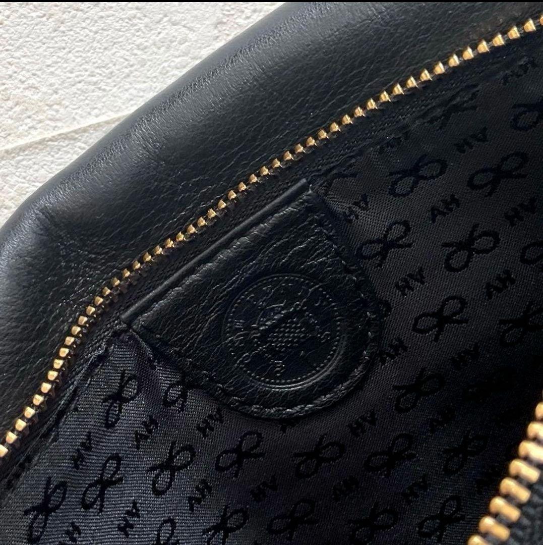 【美品】アニヤハインドマーチ ROPE BOW WALLET ON STRAP