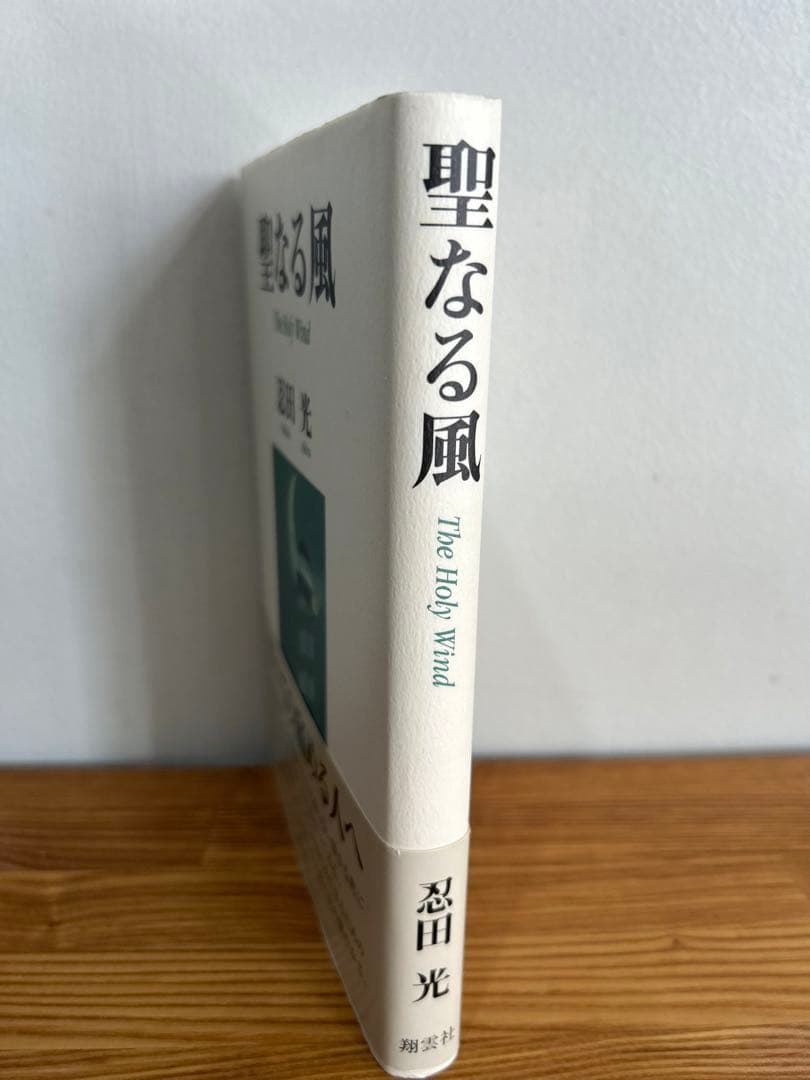【希少】聖なる風 　忍田 光 　翔雲社　帯付き