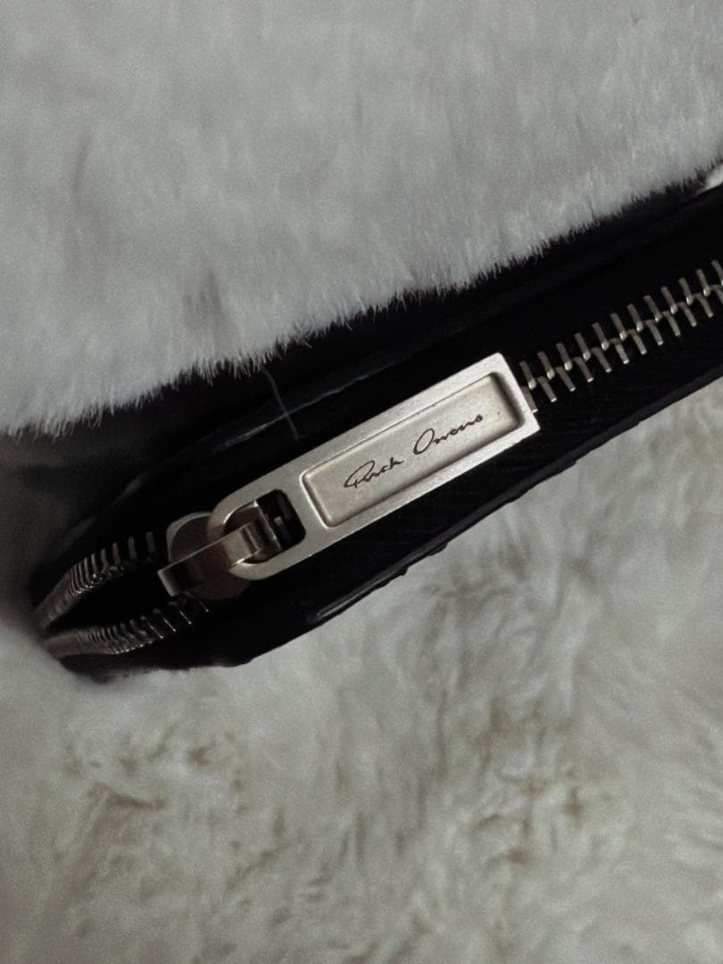 「新品未使用」Rick Owens ZIPPED WALLET ブラック