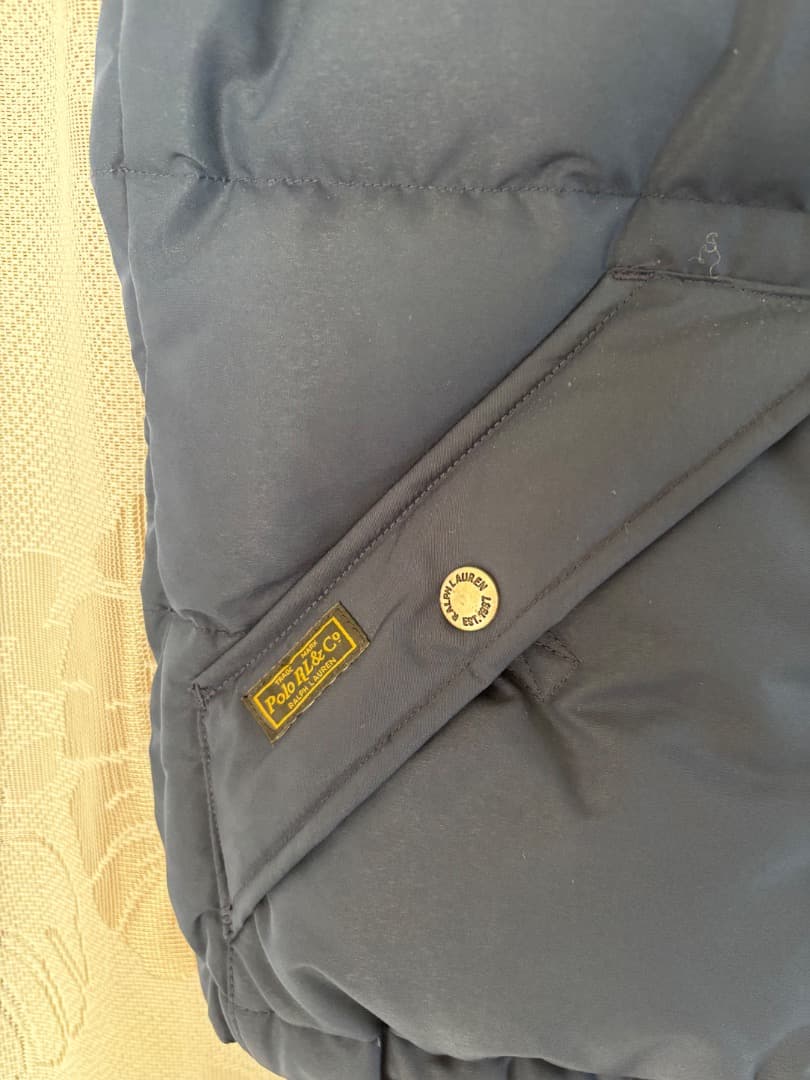【美品】ポロラルフローレン ダウンベストS フード 2WAY仕様