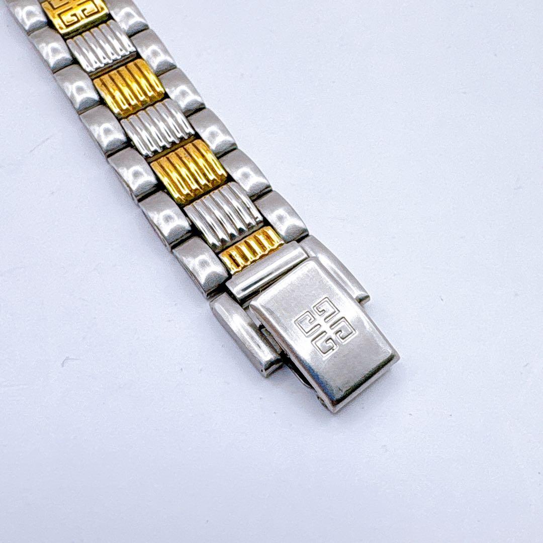 稼働品 GIVENCHY アナログ腕時計 シルバー/ゴールド クオーツ