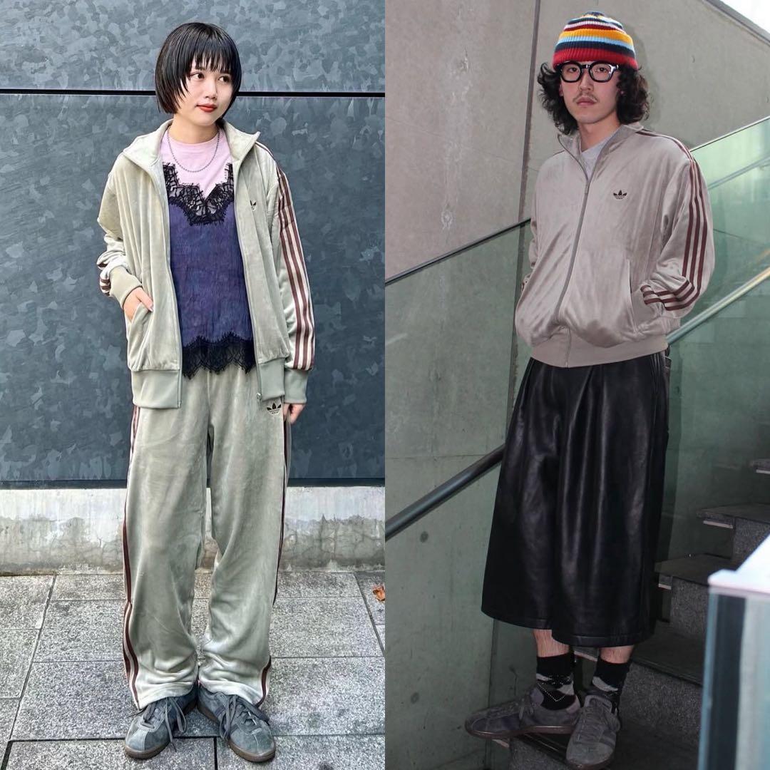 新品S⭐️adidas × ジャーナルスタンダード ベロア トラックトップ