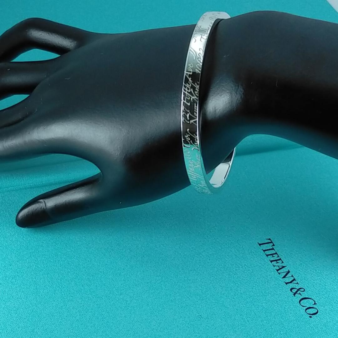 ★GWセール★【TIFFANY&Co.】ニューヨークノーツ　バングル　1667