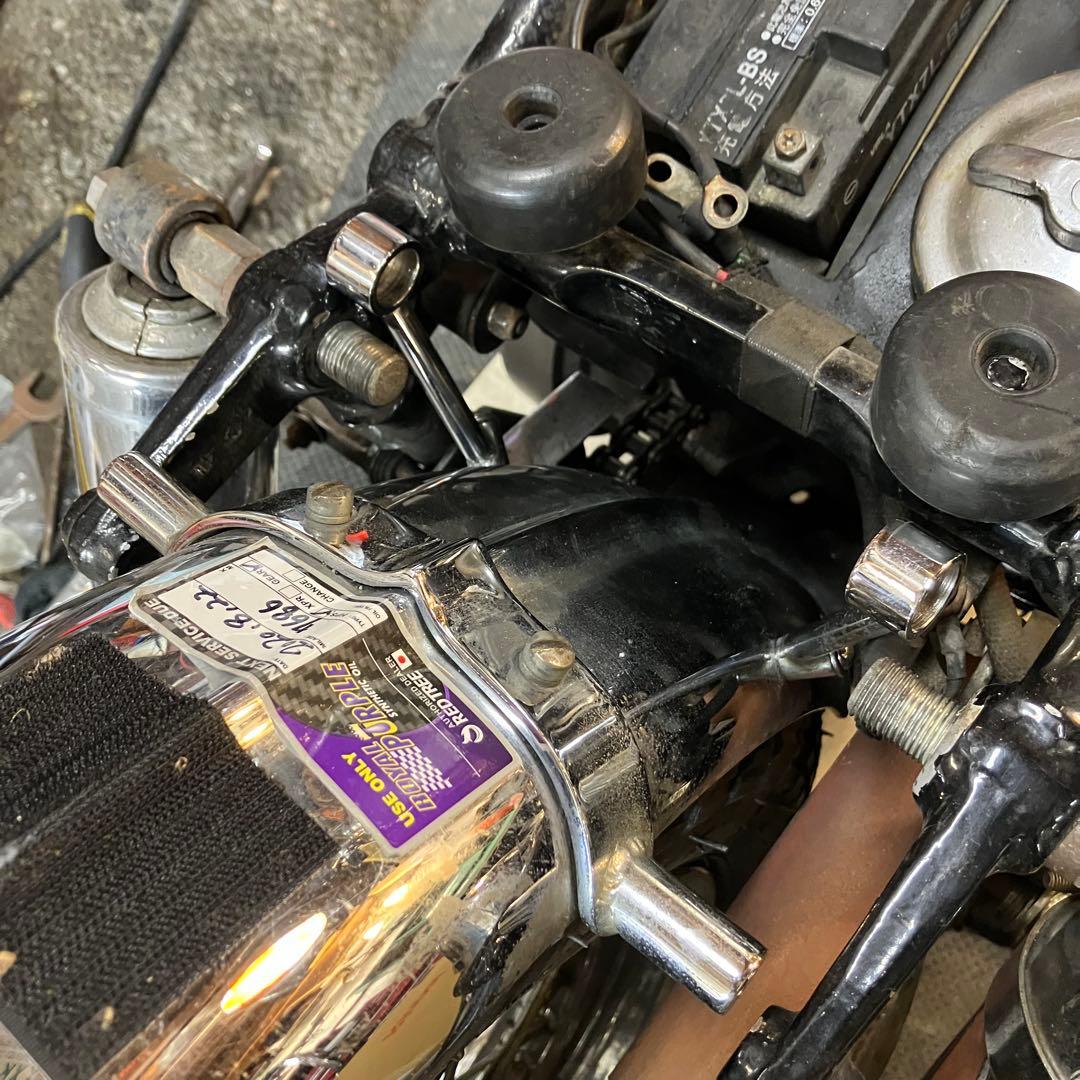 4速フレーム　ワンオフ　シート　フェンダー　ショベルBULL ORIGINAL