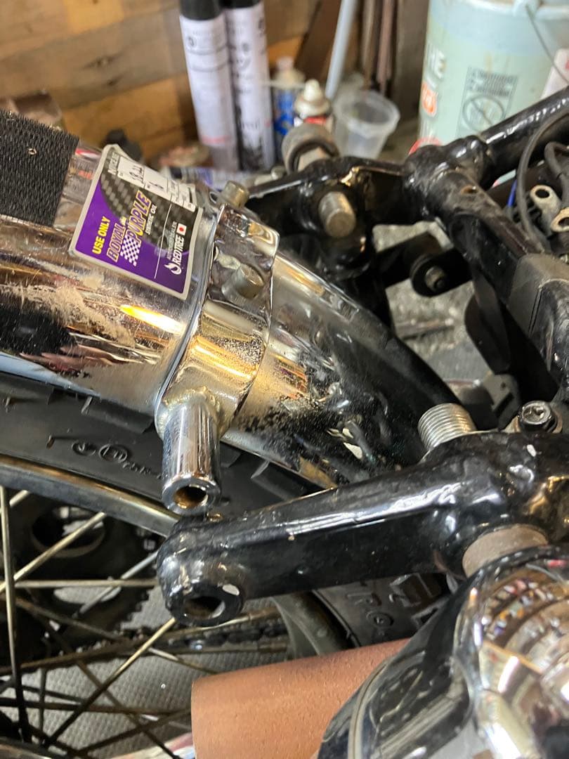 4速フレーム　ワンオフ　シート　フェンダー　ショベルBULL ORIGINAL