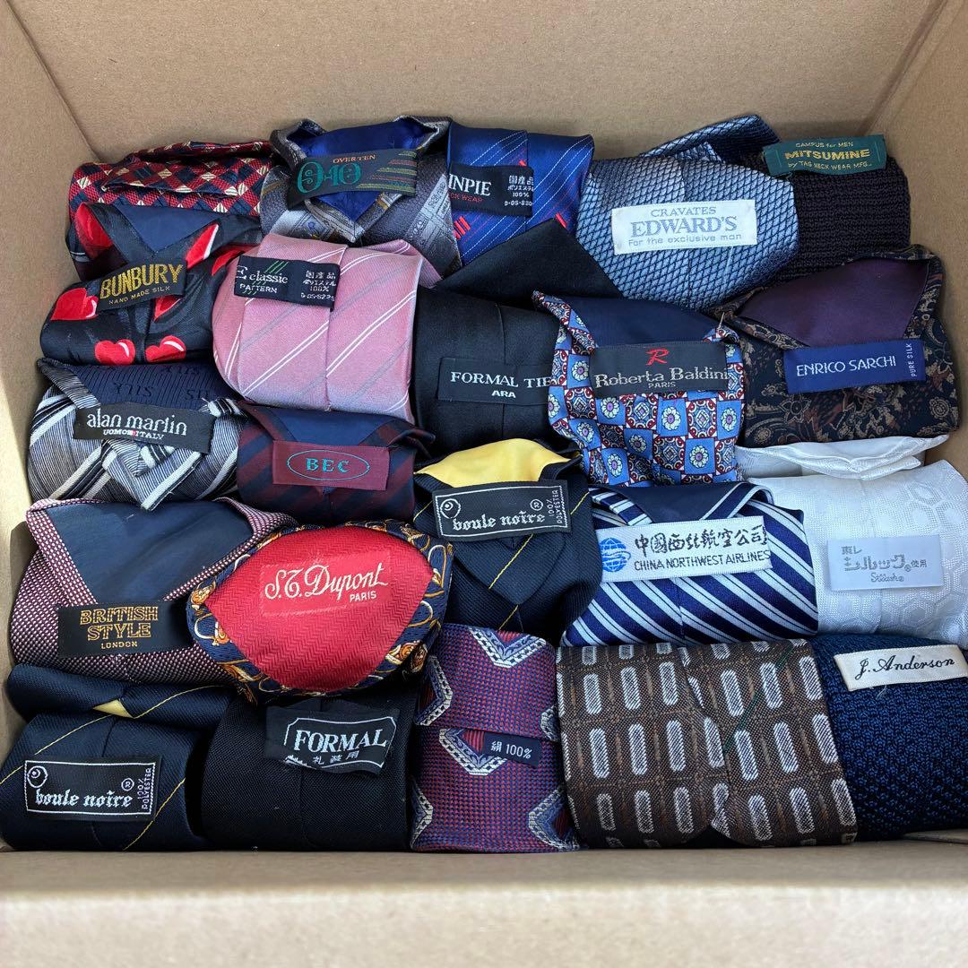 【格安★】ネクタイ ブランド まとめ売り 117本セット メンズ シルク
